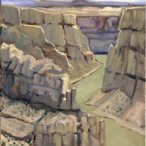 Bighorn River from Devils Canyon Overlook by Faith Rumm 
