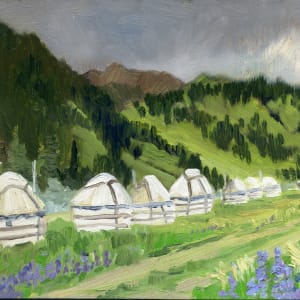 K Yurt Camp at Karkyra by Faith Rumm