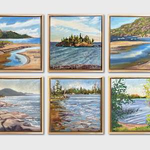 Water's Edge #2 by Faith Rumm  Image: set of six