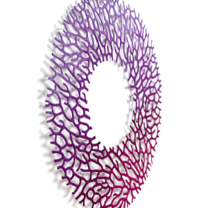 Purple Coral Fan Atoll by Meredith Woolnough 