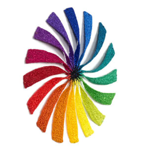 #54 Rainbow Pinwheel 