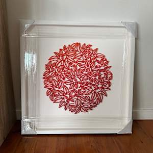 Leaf Spiral Circle by Meredith Woolnough 