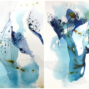 Ocean Garden - diptych by Ana Žanić