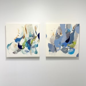 Wondrous Reef, diptych by Ana Žanić  Image: Installation View