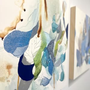 Wondrous Reef, diptych by Ana Žanić  Image: Installation View