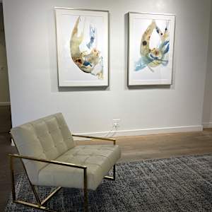 Origin Aqueous by Ana Žanić  Image: Similar Work Framed and Installed