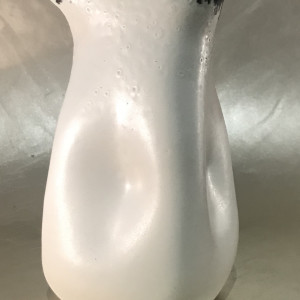 Winter White and Gold - 02 by Wilhelmina Ceramics