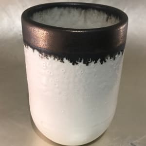 Winter White and Gold - 01 by Wilhelmina Ceramics 