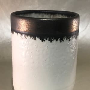Winter White and Gold - 01 by Wilhelmina Ceramics 