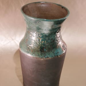 Gold Raku 10 by Wilhelmina Ceramics 
