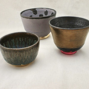 Golden Cow by Wilhelmina Ceramics 