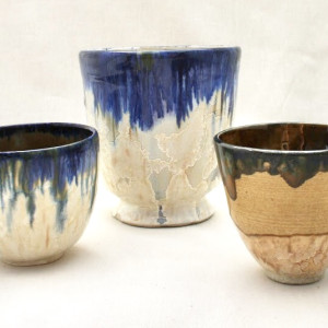 Multiple - Cobalt Drip - 2-5 by Wilhelmina Ceramics