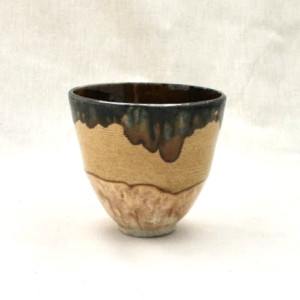 Cobalt Drip - 2 by Wilhelmina Ceramics