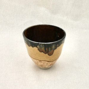 Cobalt Drip - 2 by Wilhelmina Ceramics 