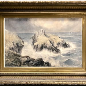 0699 - Wolf's Crag (East Coast of Scotland) by George Lowthian Hall (1825-1888)