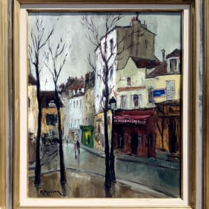 0993 - Street Scene by Marcel  Masson (1910 - 1988)