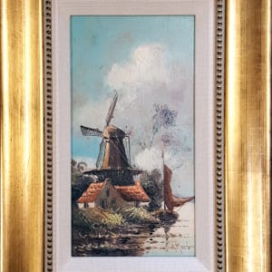 1004 - Coastal Windmill by Arthur Martens (1883 - 1966)