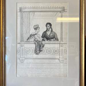 Princess Charlotte and Prince Heopold by W.J. Fryer