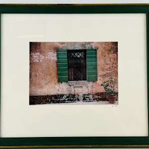 11228 -  Green Window Shutters