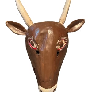 4223 - Bovine Mexican Mask by Unknown