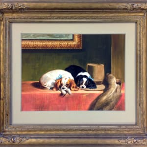 2156 - A Pair of Cavalier King Charles Spaniels by William Proctor