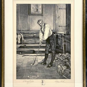 2273 - Untitled ( Golfer 2) by James Dobie ( 1849- c. 1923)