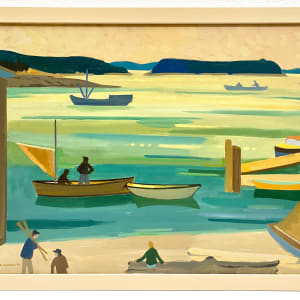 0366 - In the Gulf Islands by Colin Graham ( 1915 - 2010) 