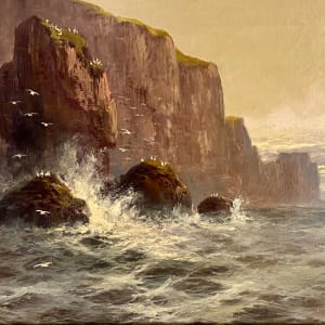 1993 - Kynance Cove Cornwall by John BRETT ARA ( 1830 - 1902 ) 