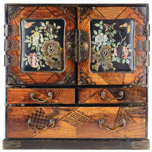 5166 - Japanese Marquetry Cabinet 