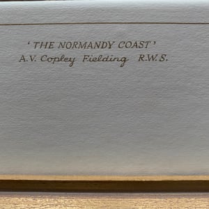 2968 - The Normandy Coast by A.V. Copley Fielding R.W.S. (1787-1855) 