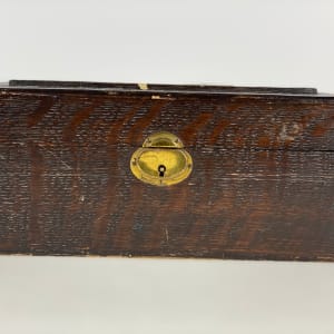 5158 - Carved Wooden Cigar Humidor 