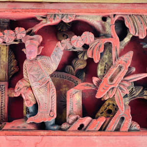 5137 - Asian wood carving 