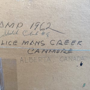 1955 - Police Mans Creek, Canmore, Alberta by Matt Lindstrom (1889-1975) 