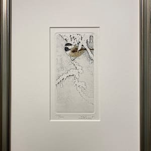 10281 - Chickadee in Snow by Don Li-Leger (1948-2019)