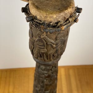 5097- African Wooden Congo Drum 
