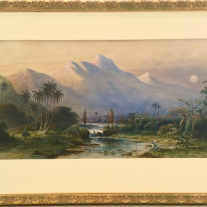 2653 - The Road to La Guavia, Venezuela by Frederick Arthur  Verner (1836 - 1928) A.R.C.A O.S.A