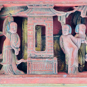 5137 - Asian wood carving 