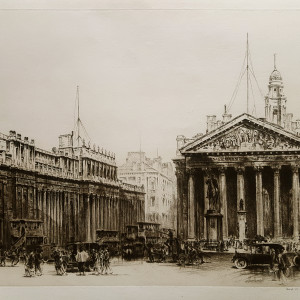 2967 - The Royal Exchange by Frederick Arthur Farrell (1881-1935)