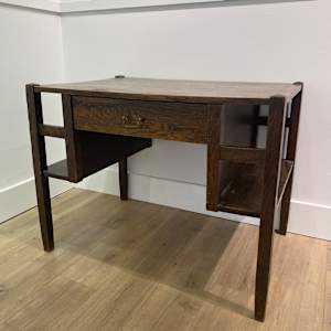 11403 - Antique Arts and Crafts Desk, Early 1900 by Unknown, Image 2.