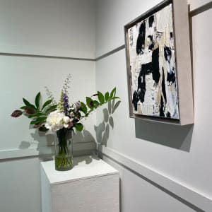 11165 - Impasto with White an Black II by Matt Petley-Jones 