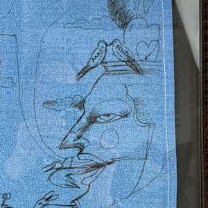 11249 - Mystical Drawing on Fabric 