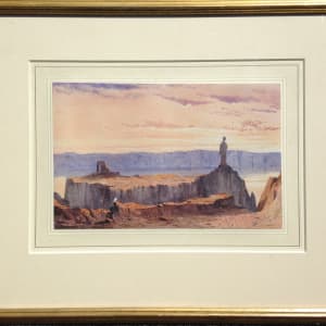 2771 - The Dead Sea: Lot's Wife by Andrew Nicholl (R.C.A) (1804 - 1886)
