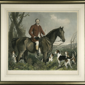 2035 - Engraving Picturing Francis Grant, K. A. by Henry Lemon
