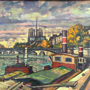 0206 - Autumn in Paris 54 by Llewellyn Petley-Jones (1908-1986) 