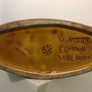 4070 - Vallauris Ceramic Vase by Gilbert Portanier ( 1926 - present) 