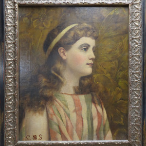 0106 - Portrait of a Woman by Charlotte Mount Brock Schreiber (1834–1922)