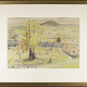 2706 - Yellow Tree by Claude Flight (1881-1955)