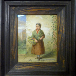 2144 - Girl with Basket by C. Forster
