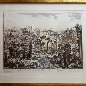 2190 - Veduta di Campo Vaccino by (after) Piranesi