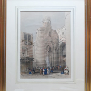 2510 - Gate of the Metwaleys, Cairo by David Roberts (1796-1864)